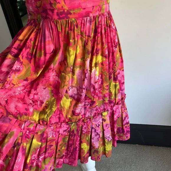 Maggy London floral ruffle dress - Picture 4 of 4